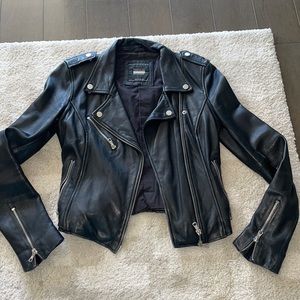 Leather jacket